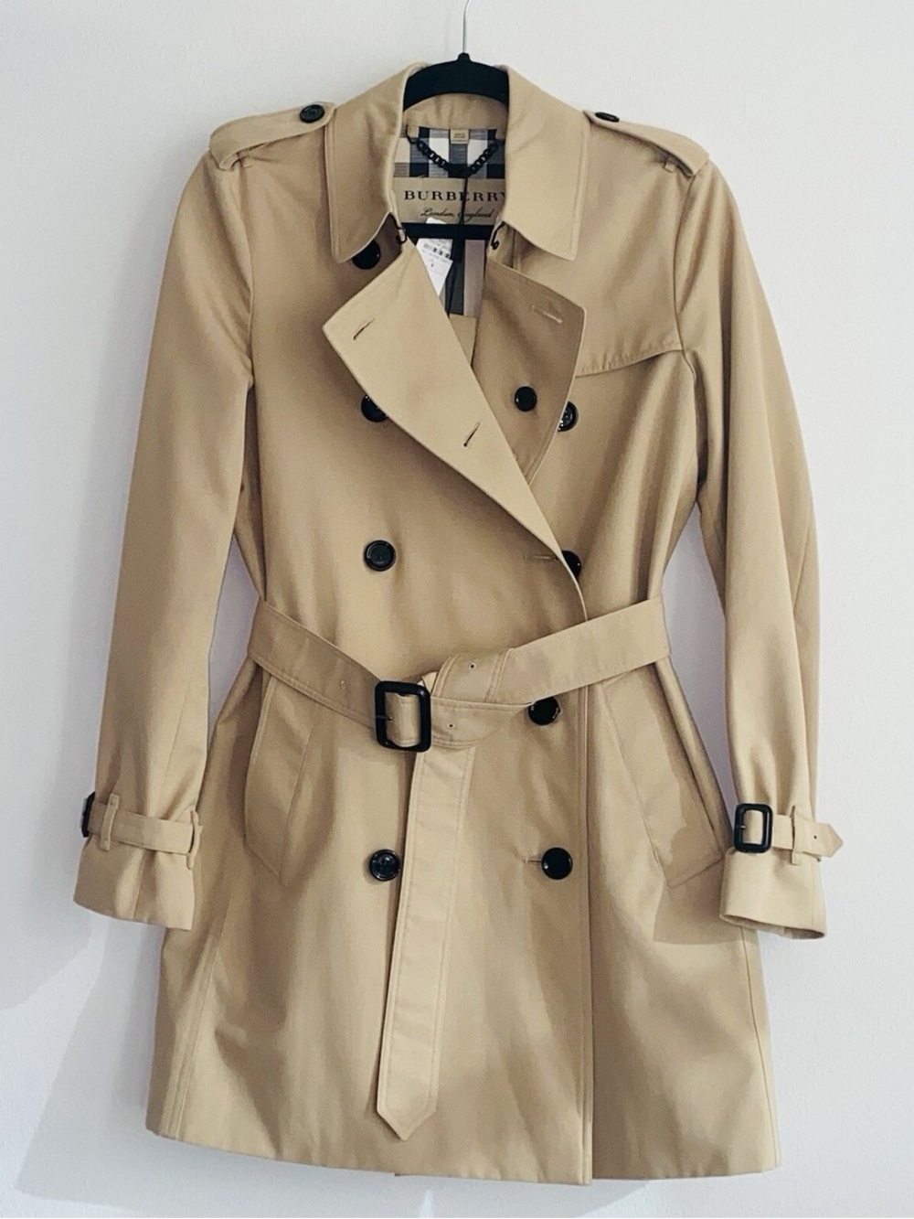 Burberry Kensington Trench Coat Heritage Size 10